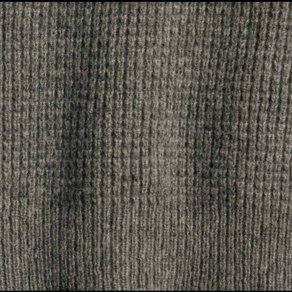 James Perse Lightweight Textured Cashmere Waffle Half Zip - Picture 5 of 5